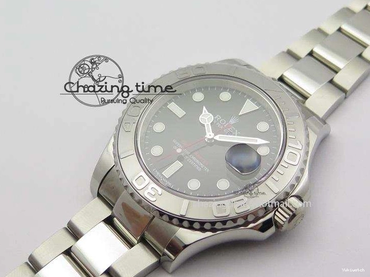 Edition 116622 Yacht-Master A2824 Noob Black Dial SS Best On Bracelet 0407